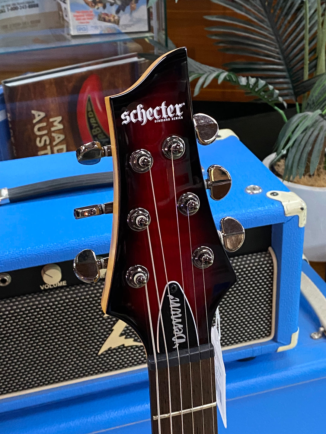 Schecter Demon-6 | Crimson Red Burst
