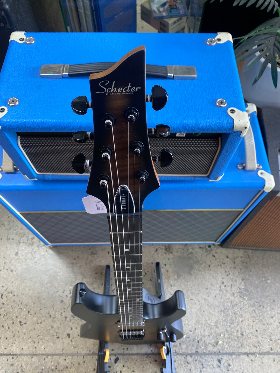 Schecter C-1 Standard Plus Electric Guitar | Ember Burst (EMB)