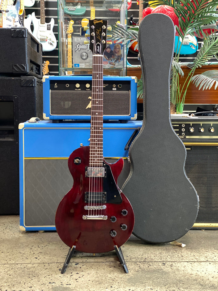 Gibson USA 1984 Les Paul Studio *modded* w/case | Wine Red **pre loved**