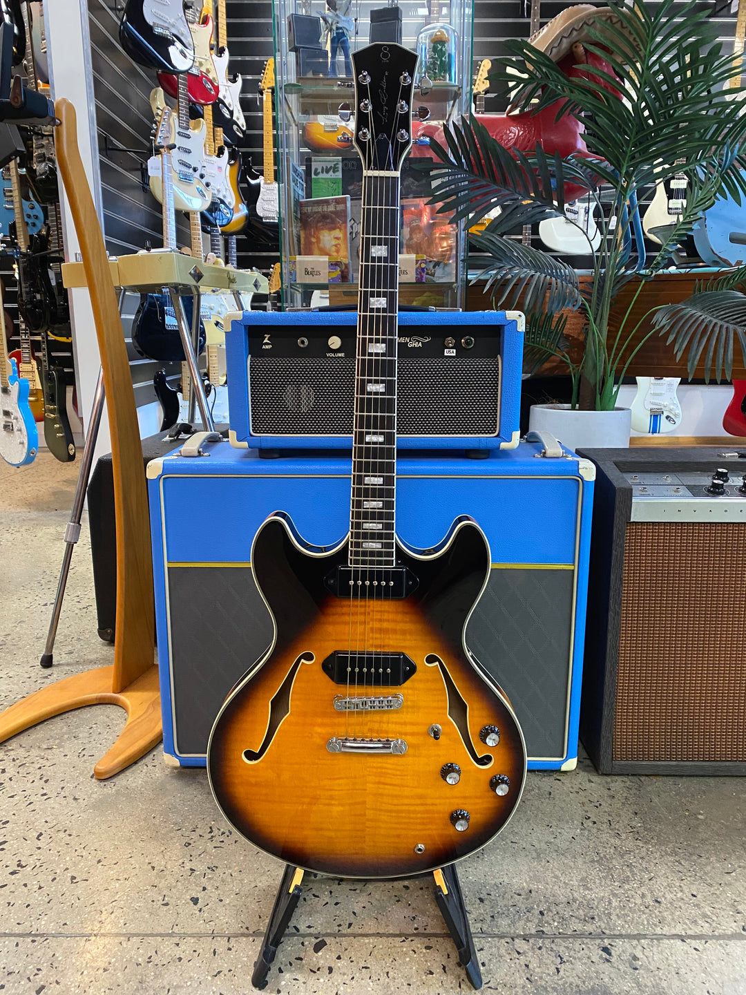 Sire Larry Carlton H7V semi-hollow body P90’s Vintage Sunburst W/bag ***Pre Loved***