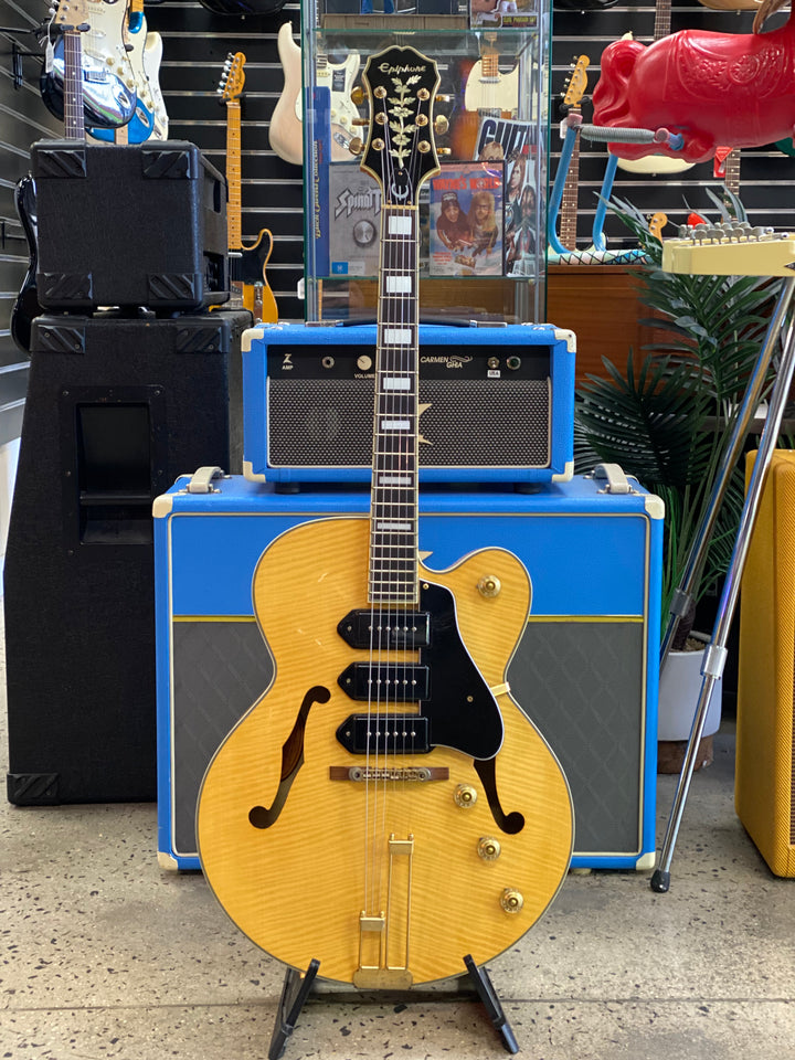 Epiphone 2000 MIK Zephyr Blues Deluxe w/case | Natural ***pre loved***