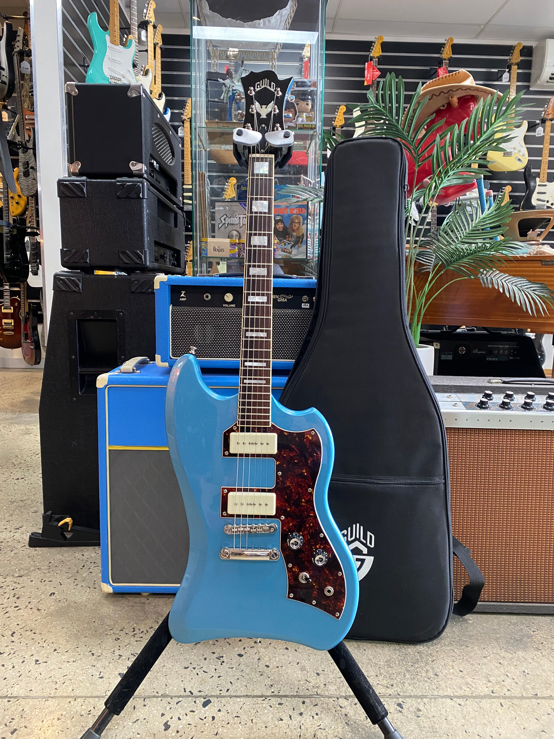 Guild T-Bird ST P90 Pelham Blue W/bag ***Pre Loved***