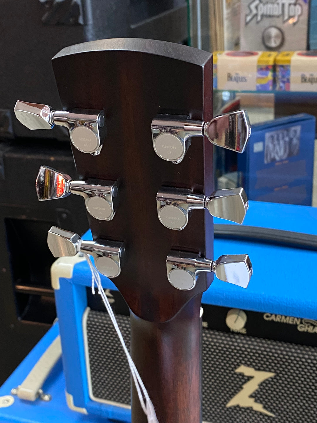 Fenech Delta Blues GA Cutaway All AA Mahogany w/case