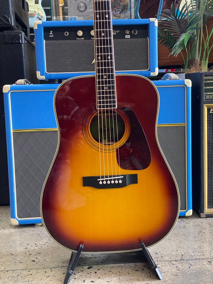 Morris M-512S MIJ Dreadnought Acoustic Guitar Sunburst W/bag **Pre Loved***