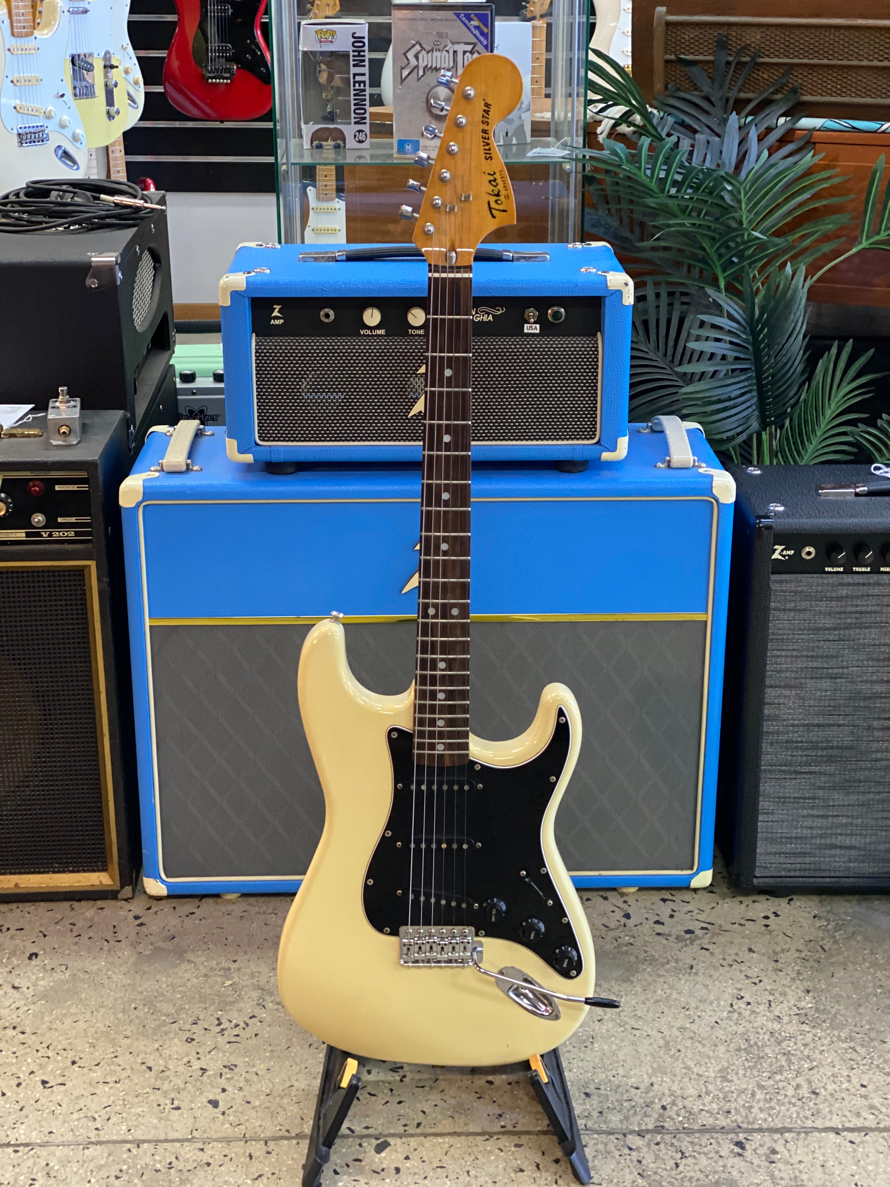 Tokai MIJ 1984 Silver Star Strat 70's Style w/bag | White ***Pre