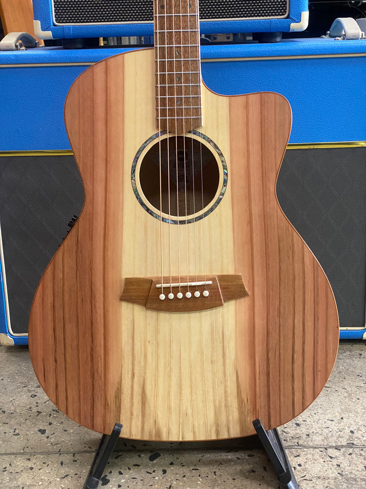 Cole Clark Studio SAN1EC Grand Auditorium Redwood Top Queensland Maple Back and Sides