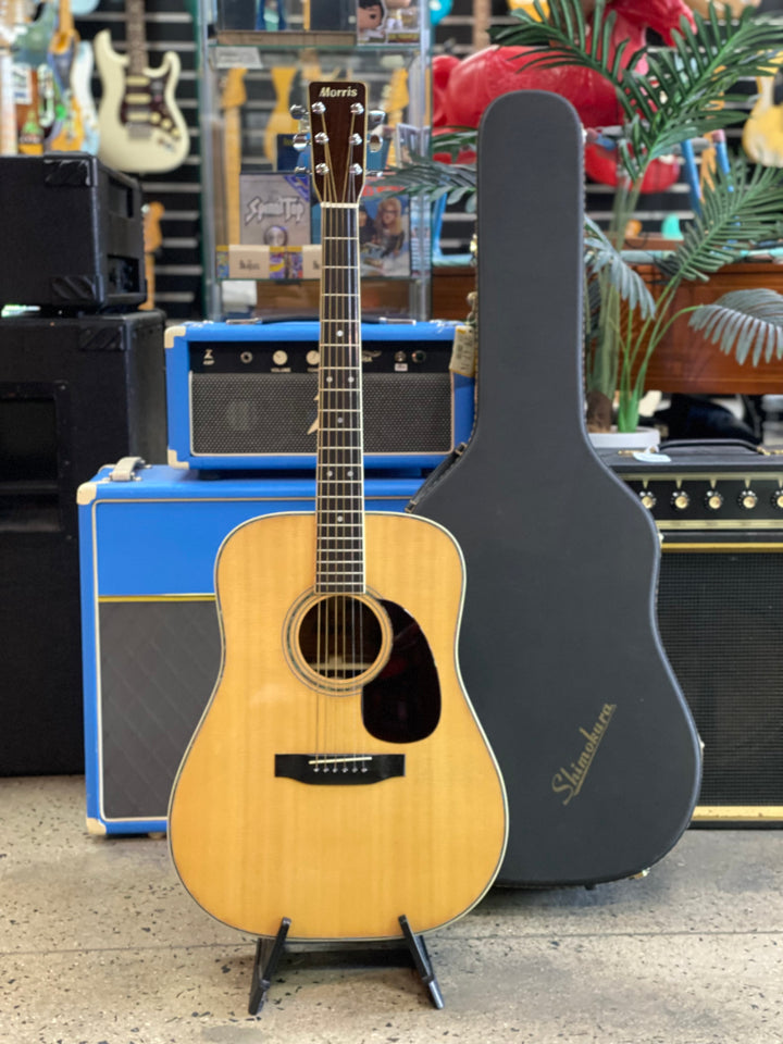Morris Guitars 1975 W-30 Acoustic Guitar w/case ***pre loved***
