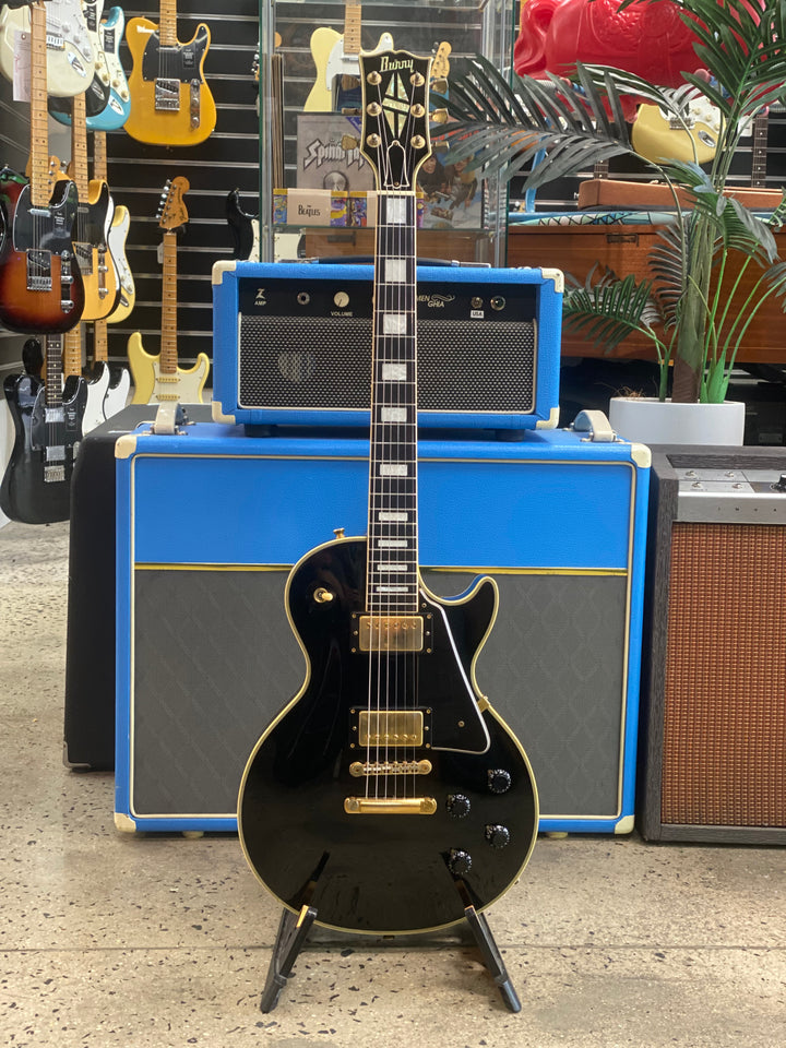 Burny 1980s RLC LP Custom w/bag | Black ***pre loved***