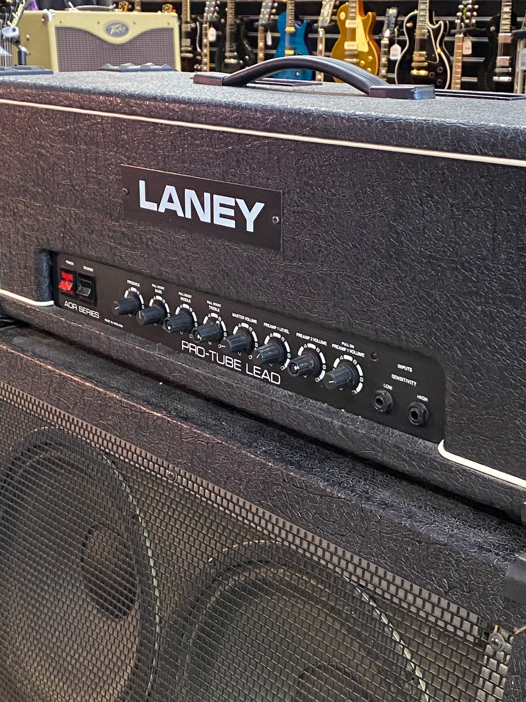 Laney AOR 50 Pro Tube Head 50w and matching quad 4x12 ***Pre Loved***