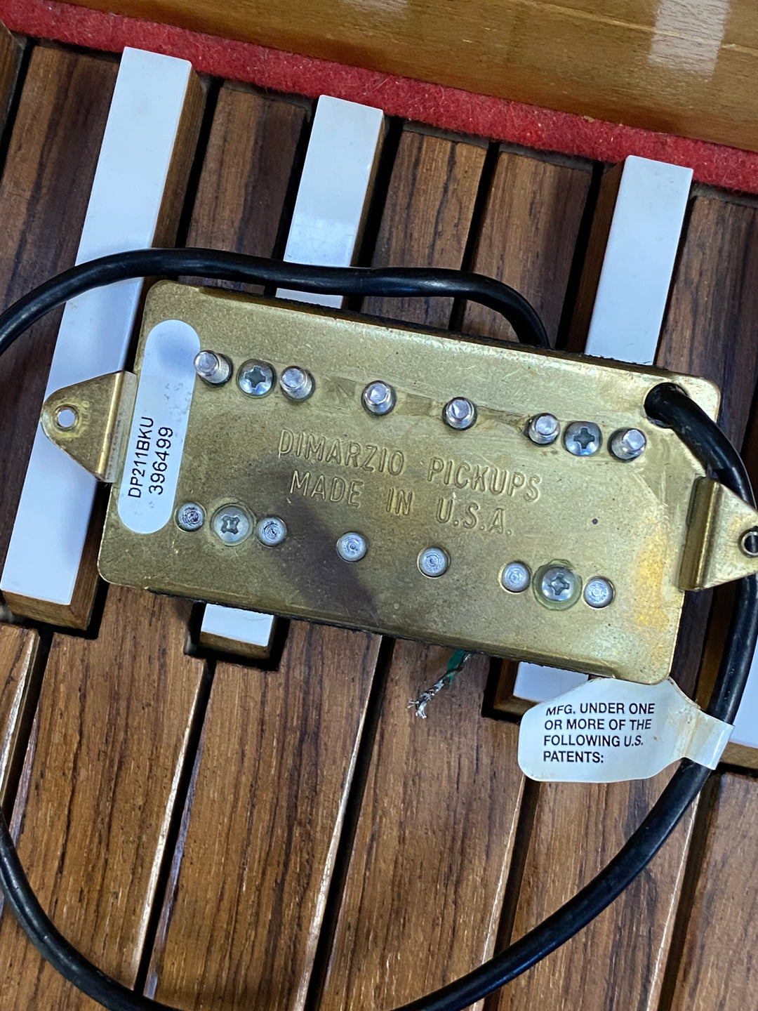 Dimarzio DP211 EJ Custom Neck Humbucker | Black Uncovered ***pre loved***