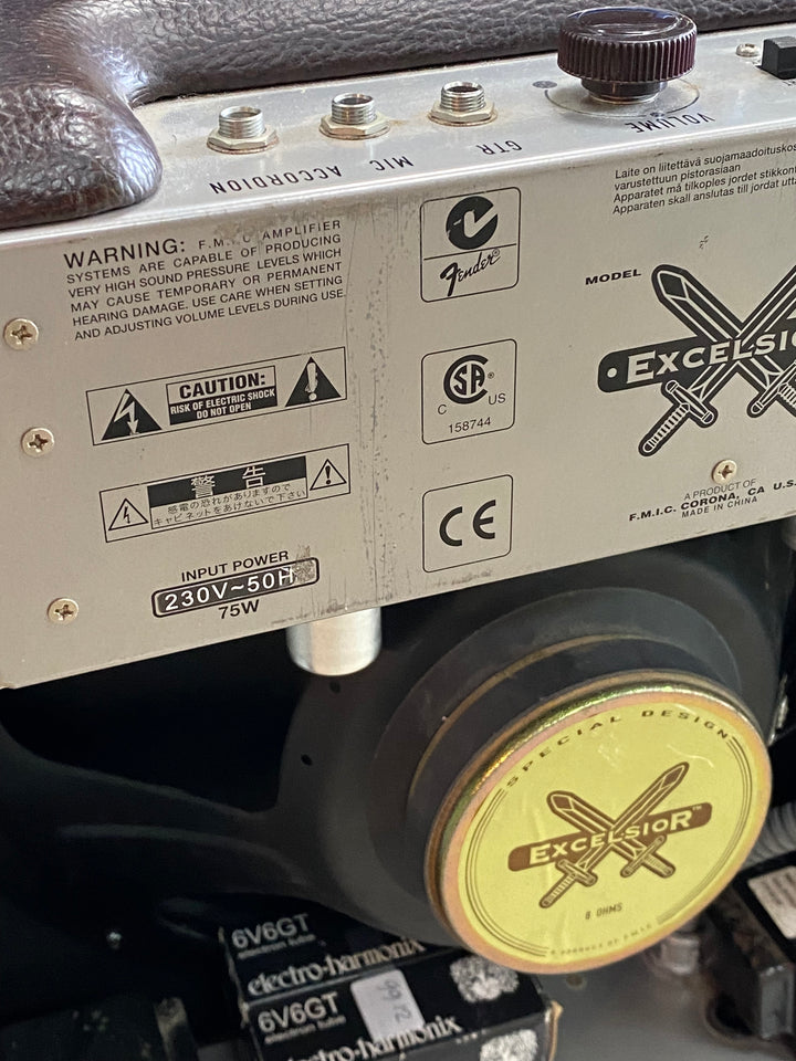 Fender Excelsior Pawn Shop Series 13-Watt 1x15" Guitar Combo W/cover ***Pre Loved***