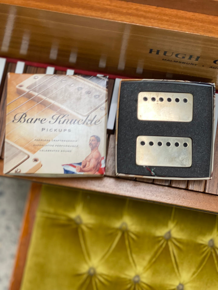 Bare Knuckle TKO 6 String Pickup Set - Covered Black Bolts ***pre loved***