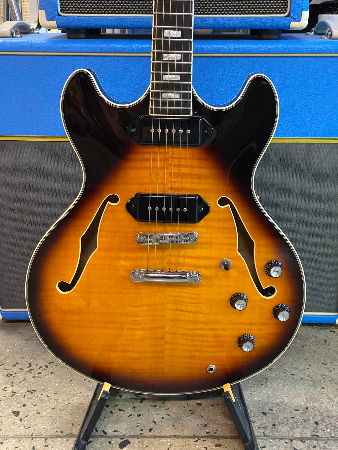 Sire Larry Carlton H7V semi-hollow body P90’s Vintage Sunburst W/bag ***Pre Loved***
