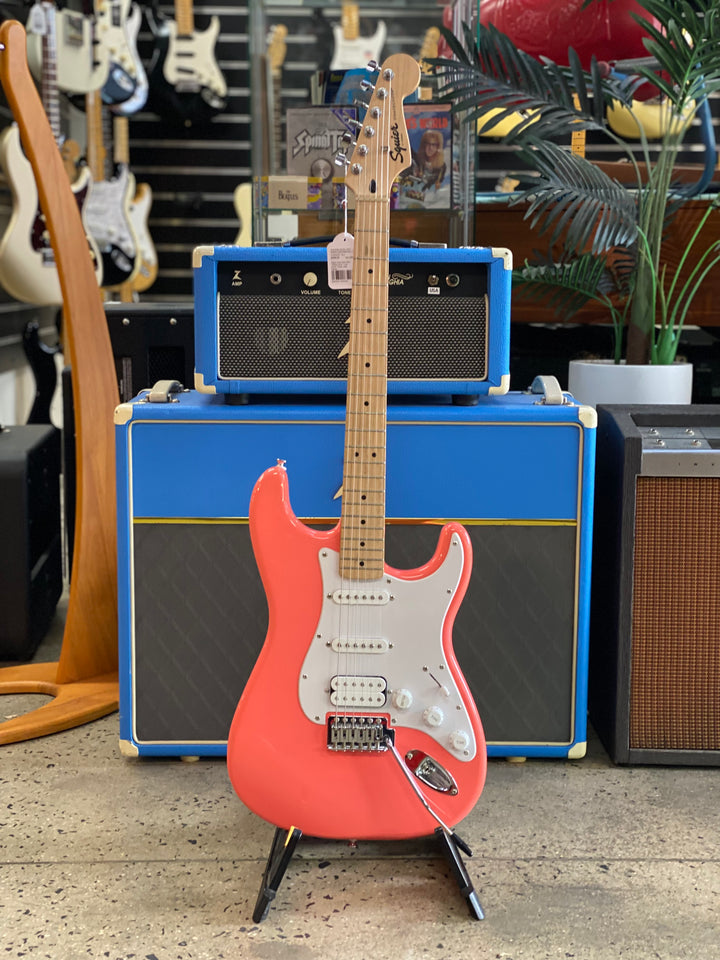 Squier Sonic Strat HSS | Tahitian Coral ***pre loved***