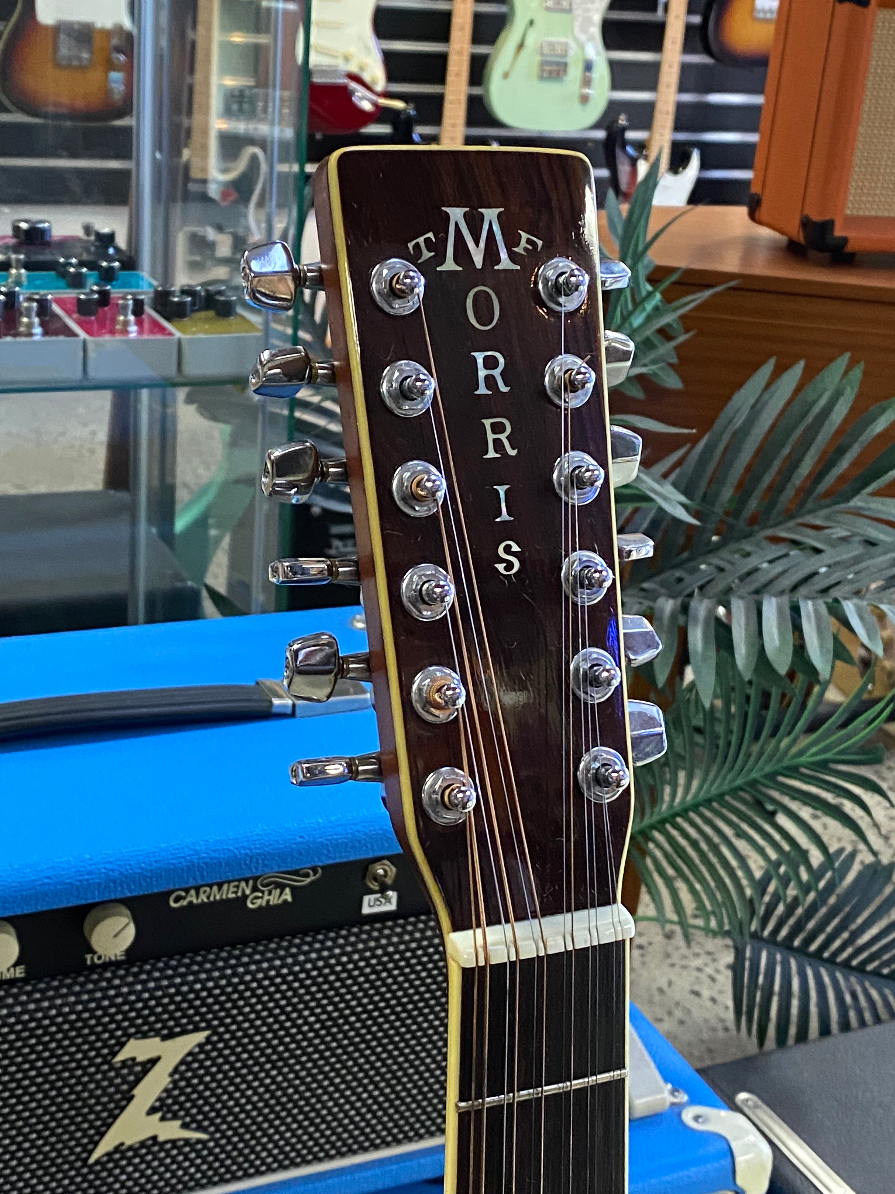 Morris TF Series B50 12 string Acoustic Guitar W/case ***Pre