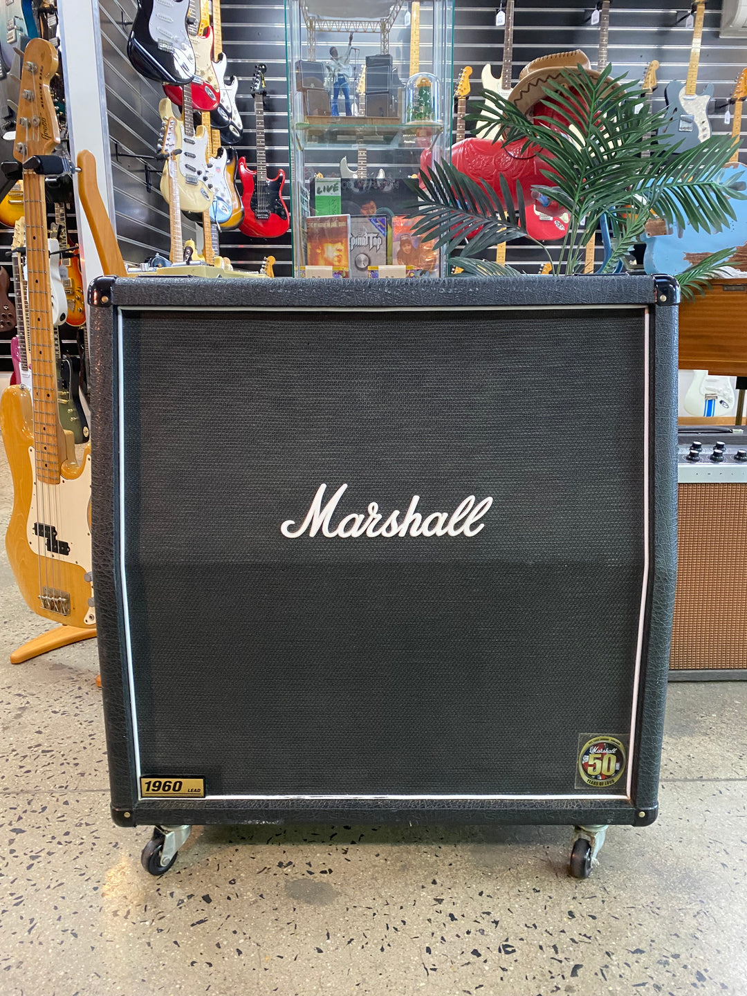Marshall 2012 50th Anniversary Made In England 1960A Lead 4x12 Speaker Cabinet Pre Loved