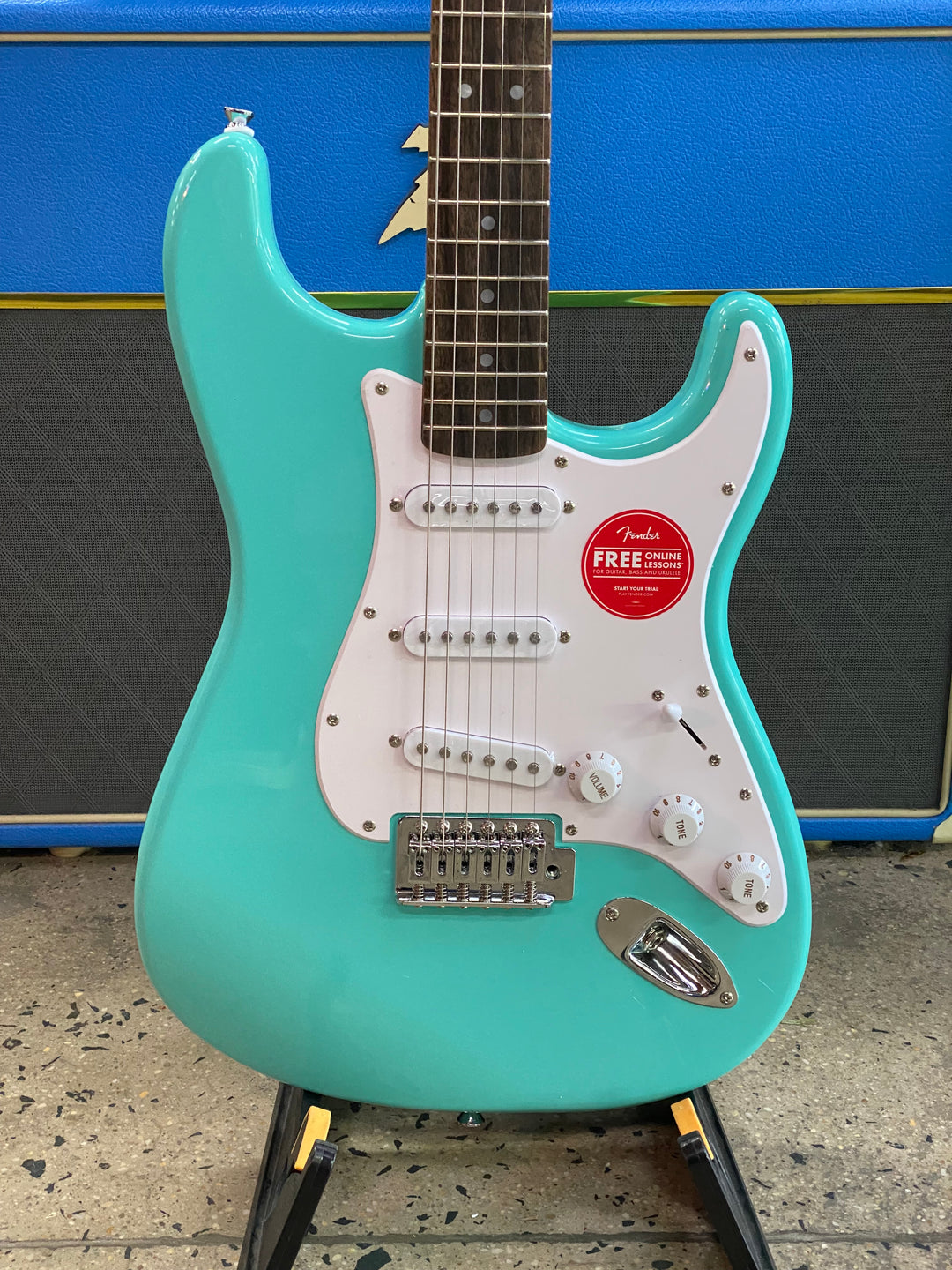 Squier by Fender FSR Sonic Strat | Seafoam Green