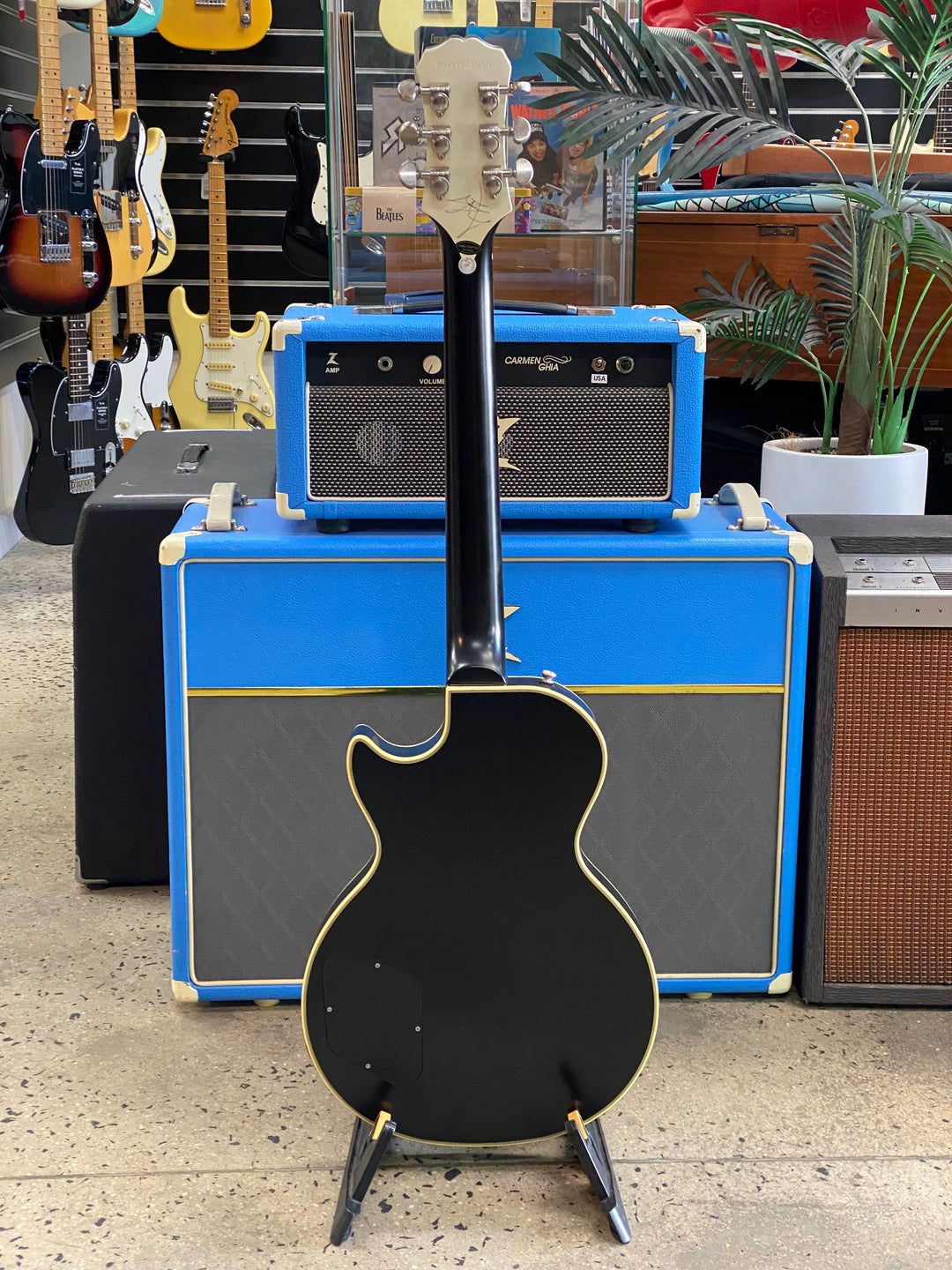 Epiphone 2019 Les Paul Custom Jared James Nichols LTD ED "Old Glory" W/bag | Black ***pre loved***