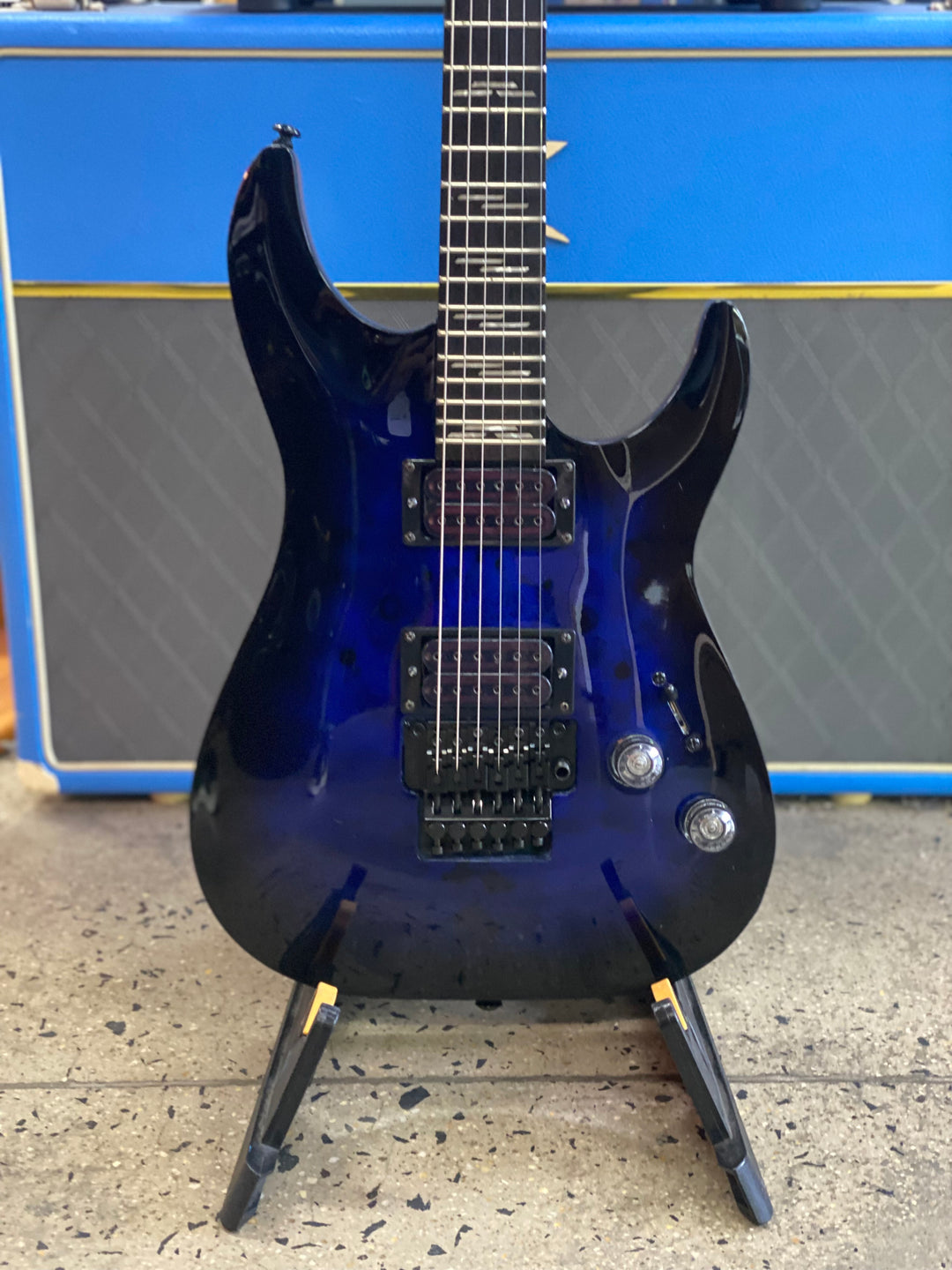 Schecter Omen Elite-6 FR | Blue Burst ***pre loved***