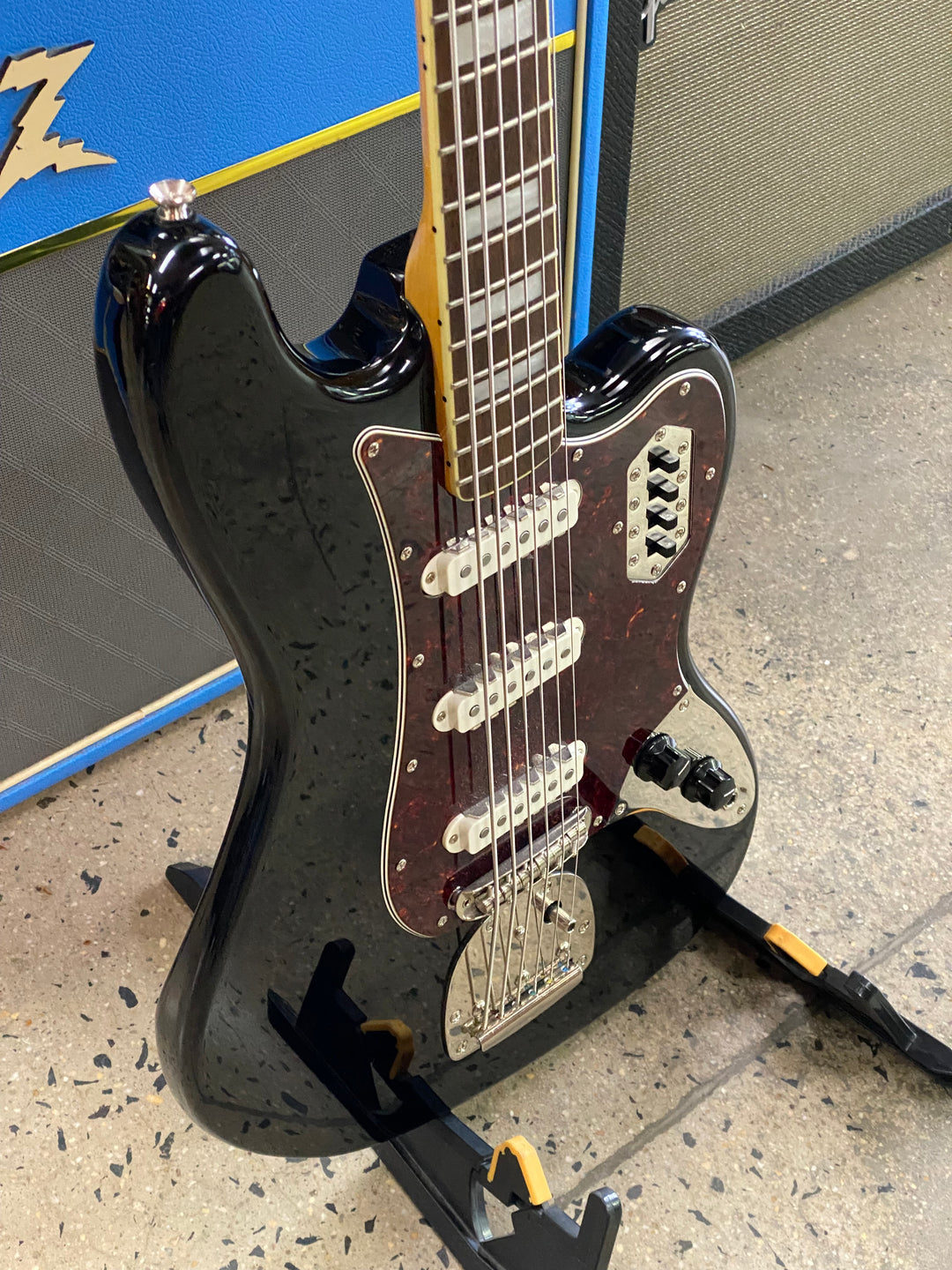 Fender Squier Classic Vibe Bass VI Black W/bag ***Pre Loved***