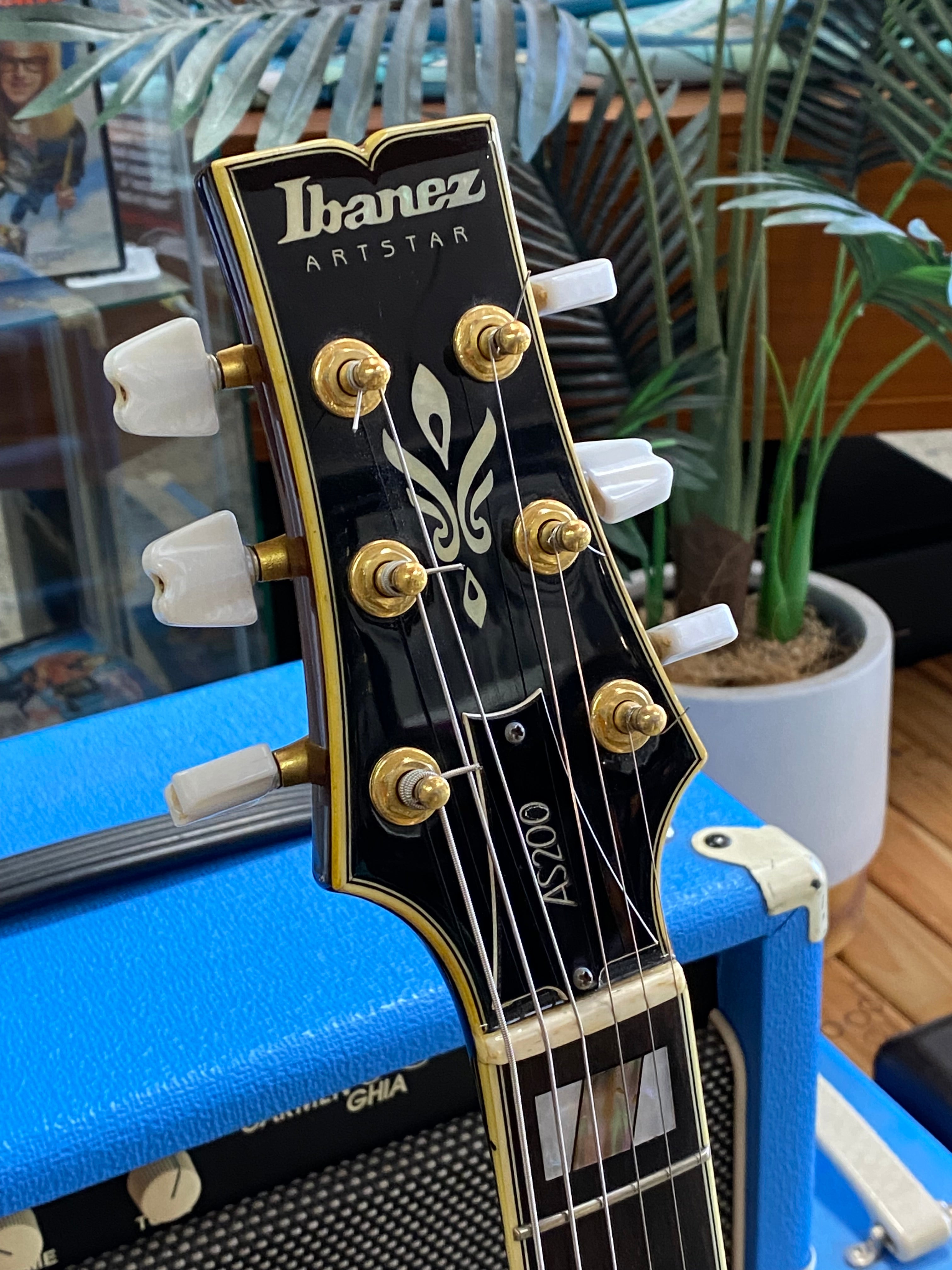 Ibanez 1993 AS-200 Artstar Semi Hollow Electric w/case | Tobacco
