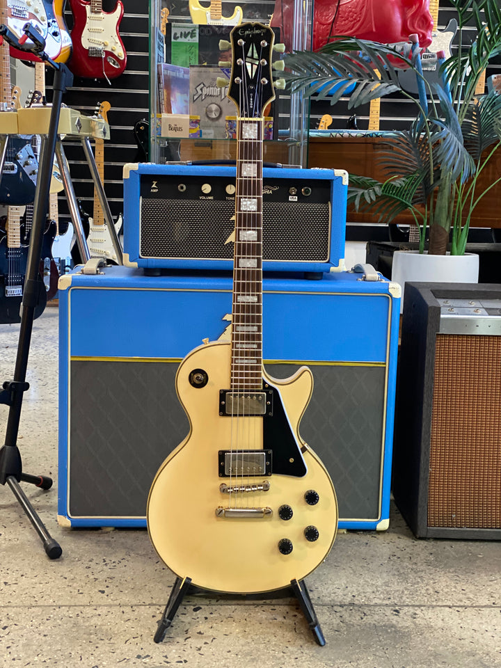 Epiphone 2003 Les Paul Custom *modded wcase | Vintage White ***pre loved***