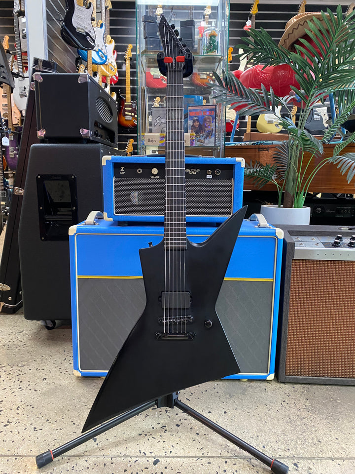 LTD EX MIK Black Metal Electric Guitar Black Satin W/case ***Pre Loved***