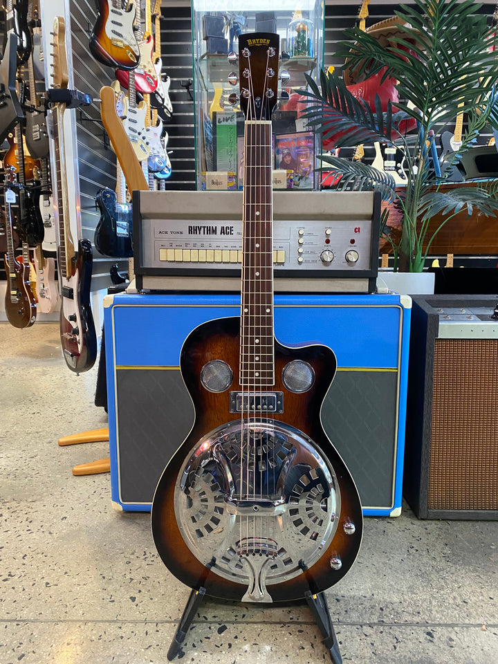Bryden BRE2ETS Cutaway Electric Resonator Guitar Tobacco Sunburst W/case ***Pre Loved***