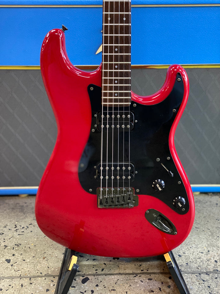 Squier by Fender 1984 JV Serial Contemporary HH Strat wbag | Red ***pre loved***