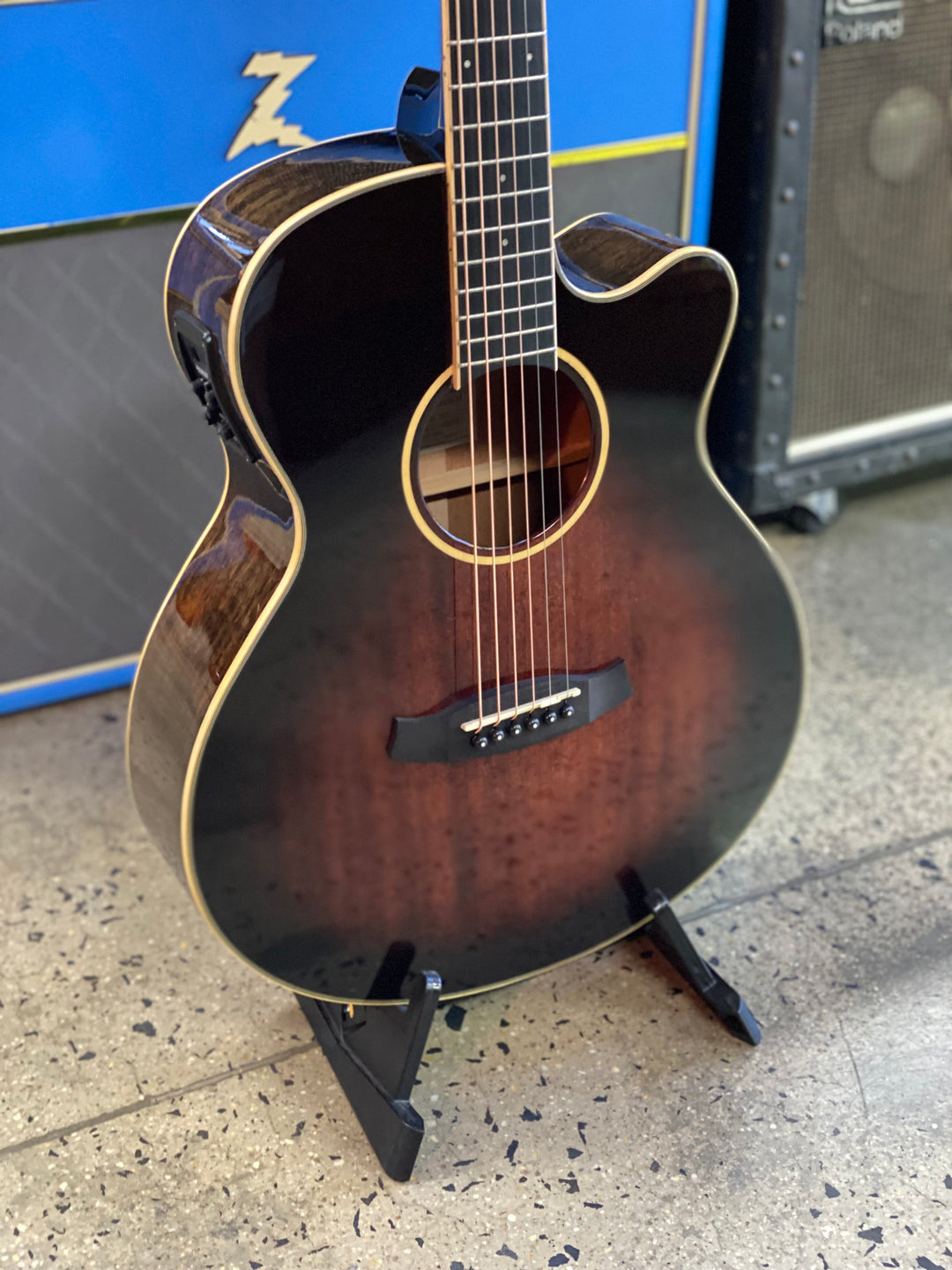 Tanglewood TW4AVB Winterleaf Super Folk C/E | Antique Vintage Burst