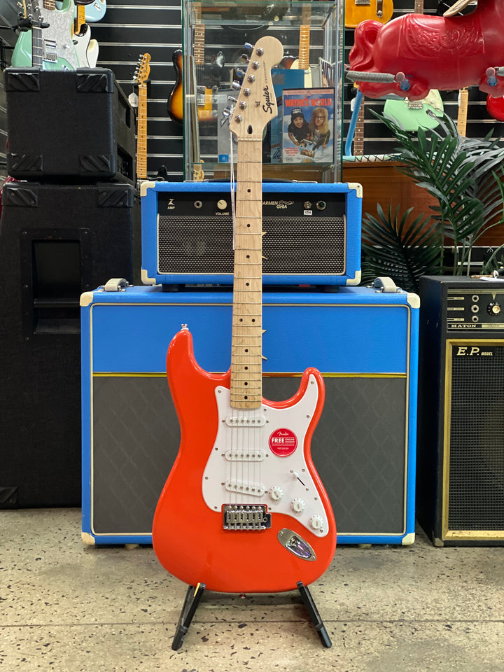 Squier FSR Sonic Strat | Fiesta Red