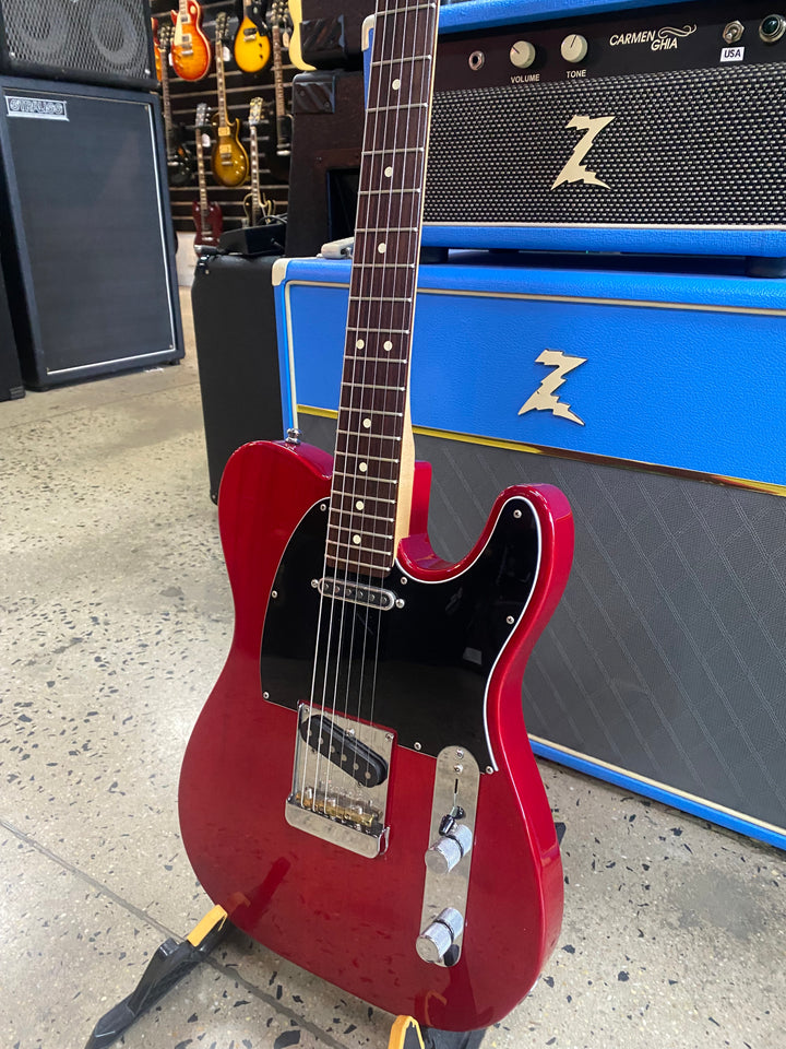 Fender 2017 American Pro Telecaster *modded* w/case Crimson Red Transparent ***pre loved***