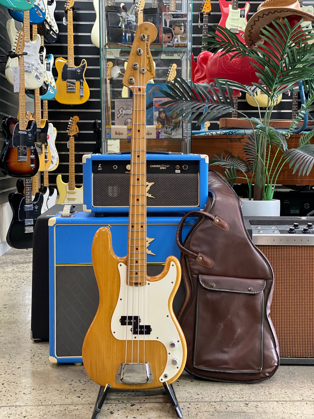 Aria Pro II 1978 PB-500 Bass w/bag | Natural ***pre loved***