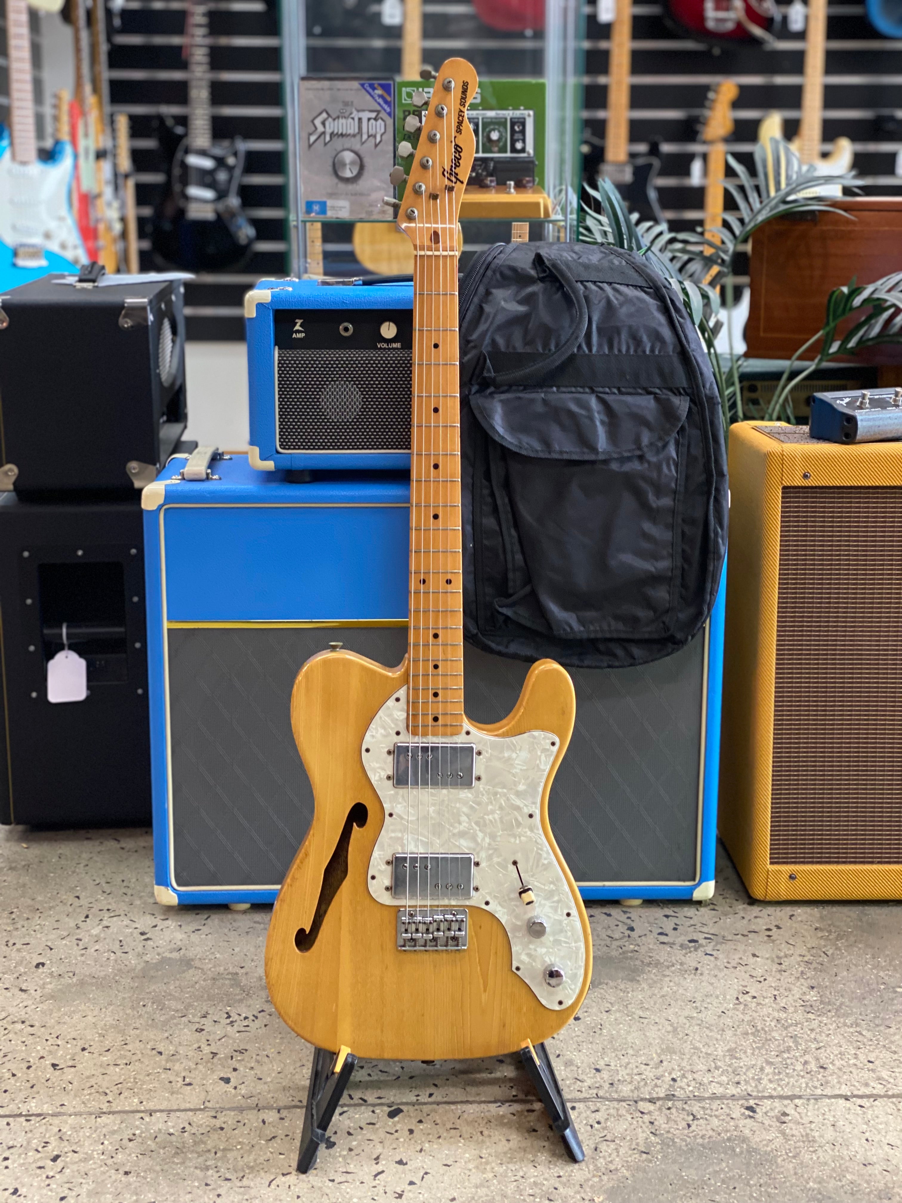 ギター GRECO TE500 Greco TE-500（Thinline TL Type）ネック交換・弦長変更品