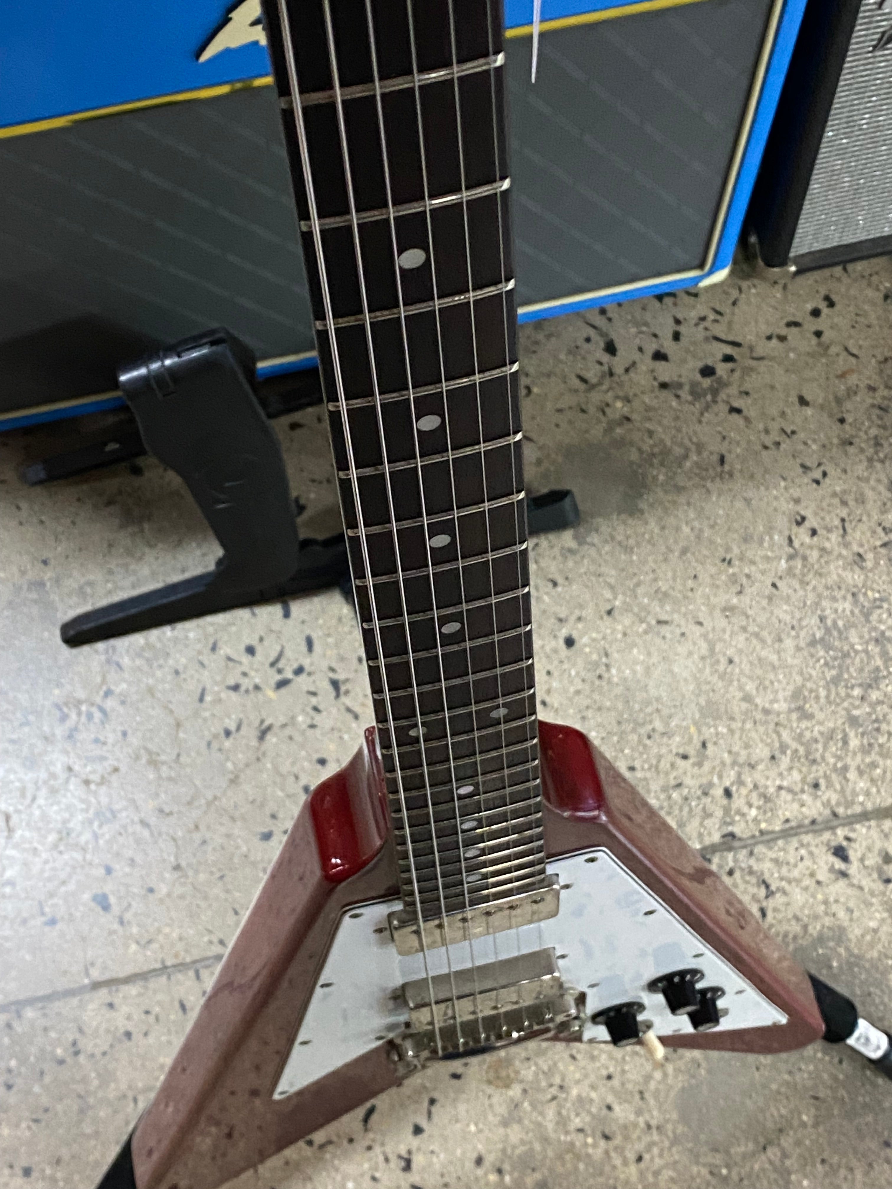 Greco MIJ 1980 FV600 Flying V Cherry W/bag ***Pre Loved