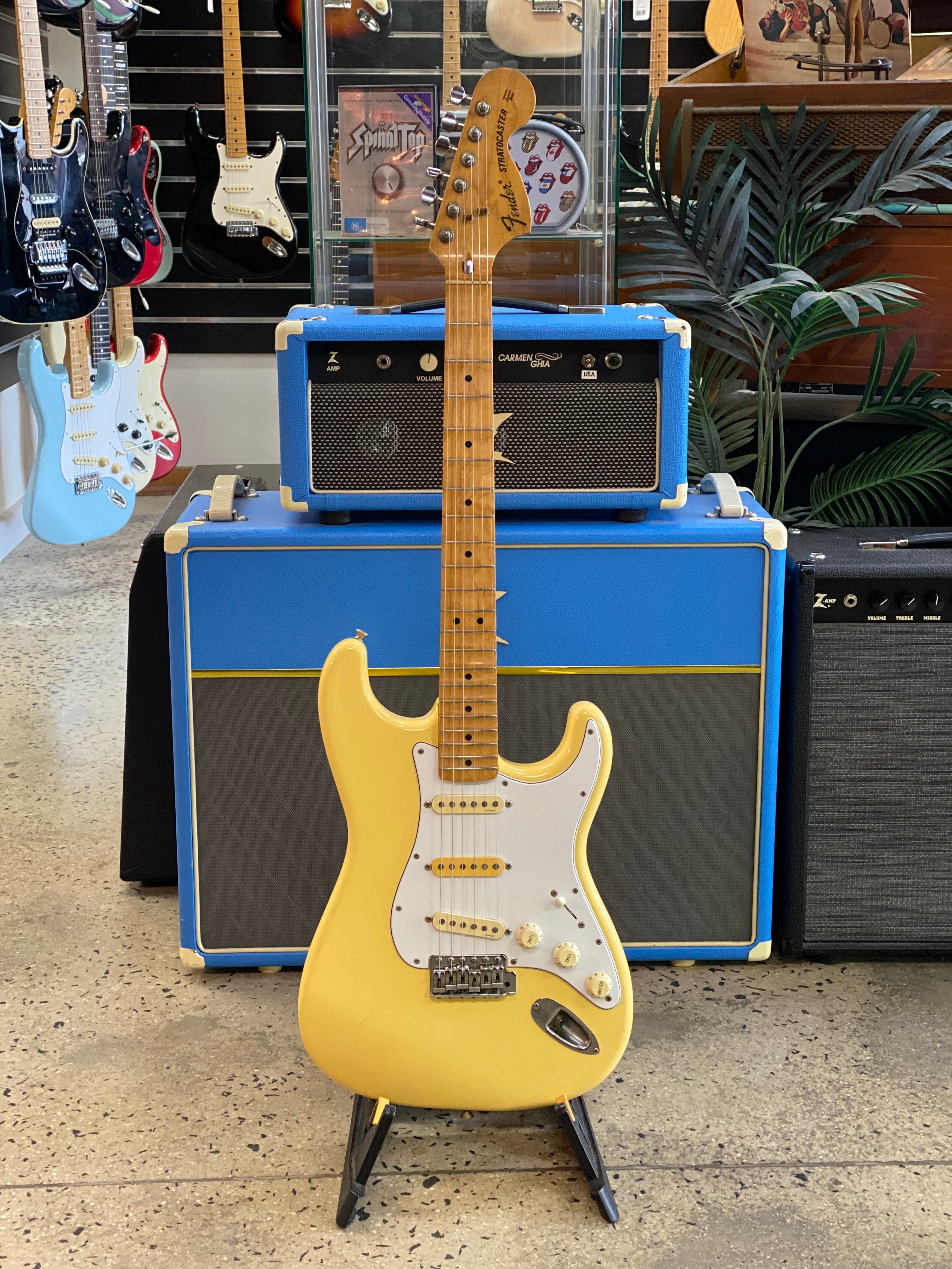 Fender MIJ ST72-86DSC '93-94 Malmsteen Strat w/bag | Vintage White