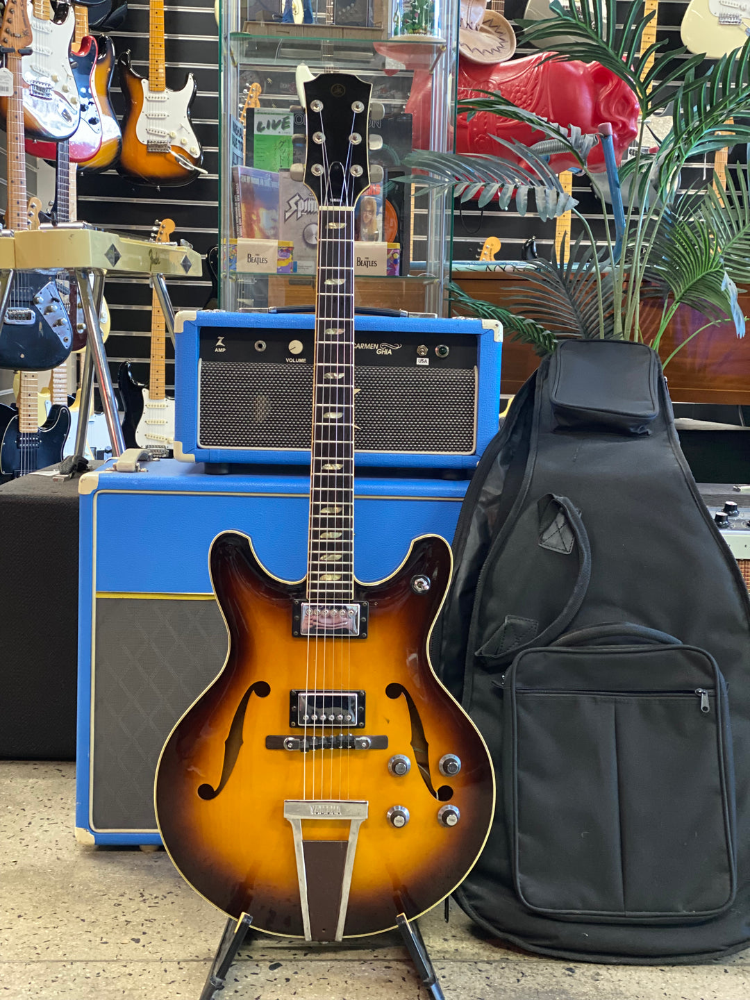 Yamaha 1974 SA-60 Semi Hollow Guitar wbag | Sunburst ***pre loved***