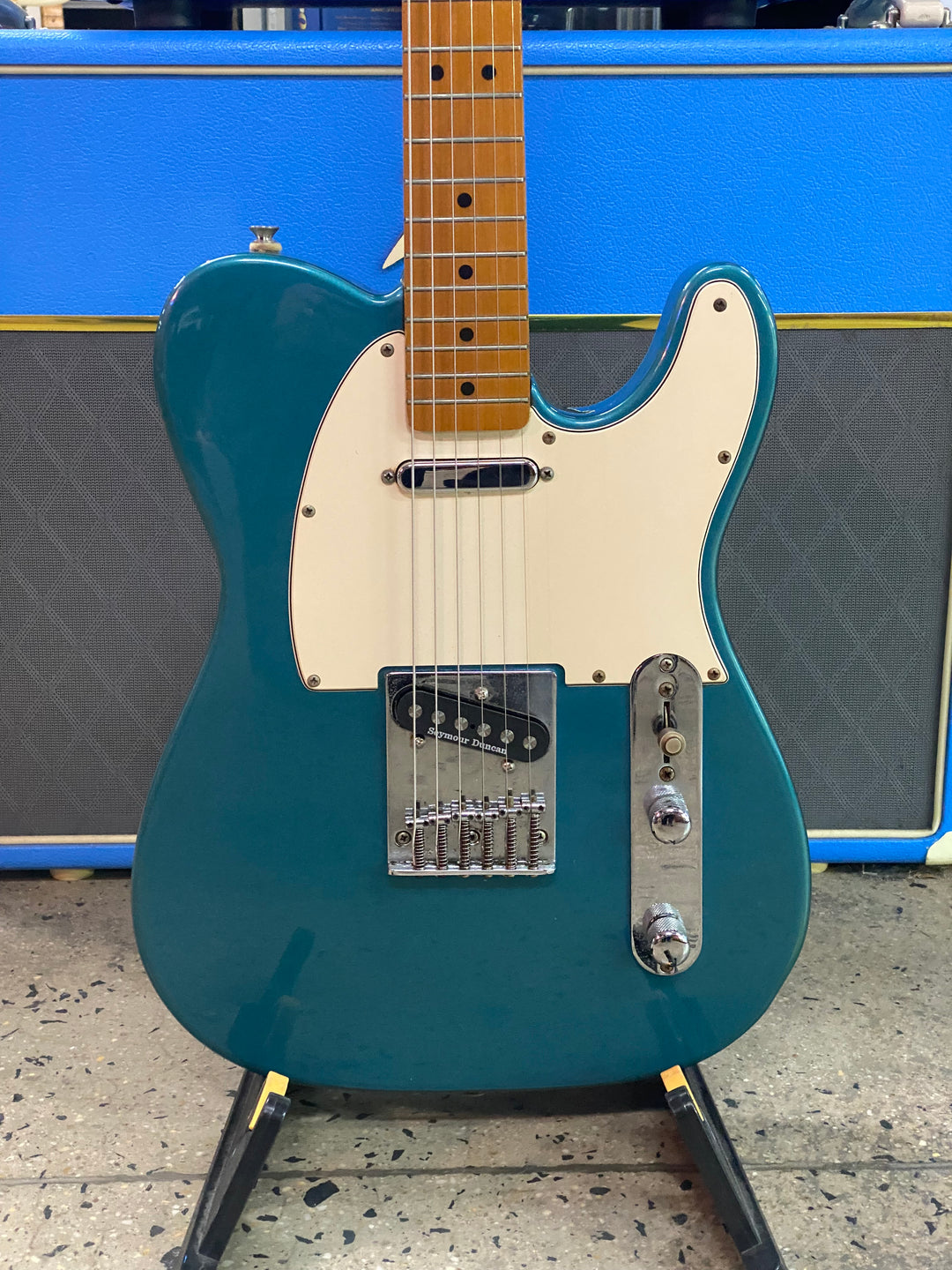 Fender MIM 1992 Standard Telecaster Aqua Marine Metallic W/case ***Pre Loved***