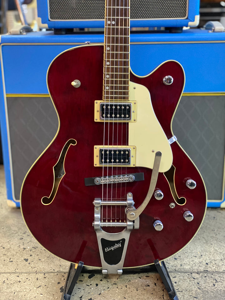 Aria Pro II FA-80 MIK | Transparant Red ***pre loved***