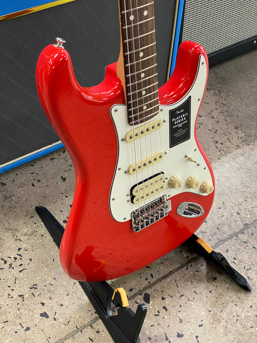 Fender  Player II Stratocaster® HSS, Rosewood Fingerboard, Coral Red