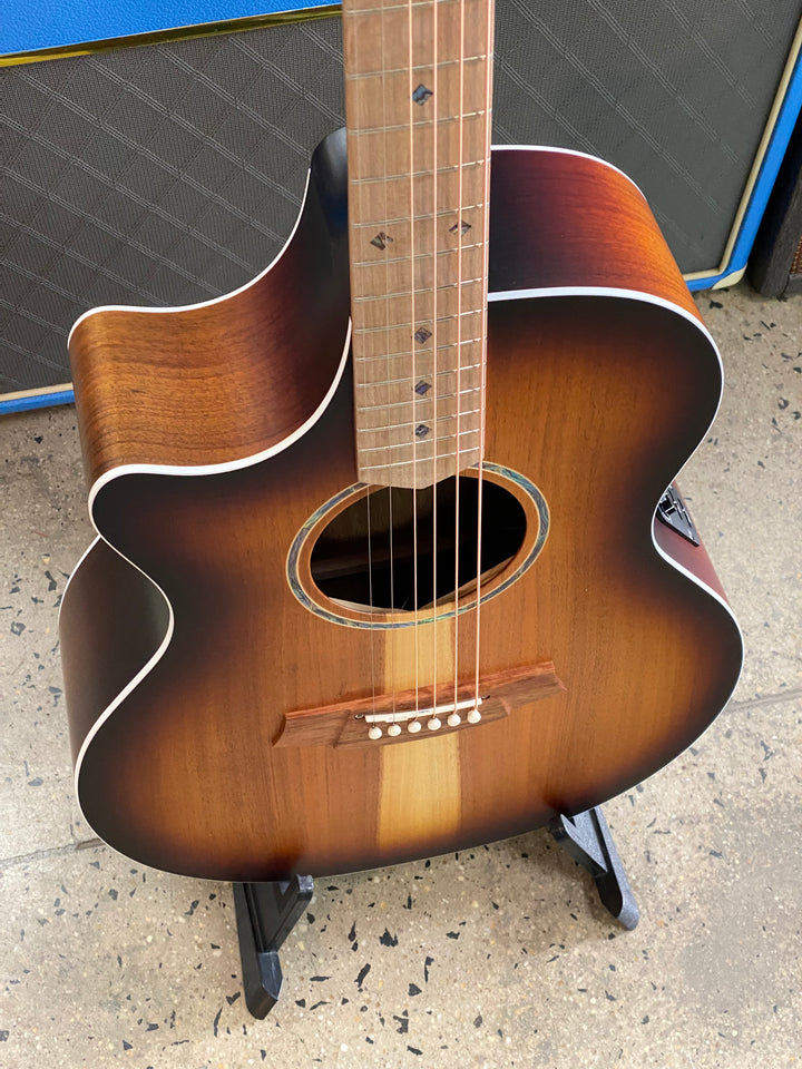 Cole Clark CCAN2EC LH All Blackwood Sunburst