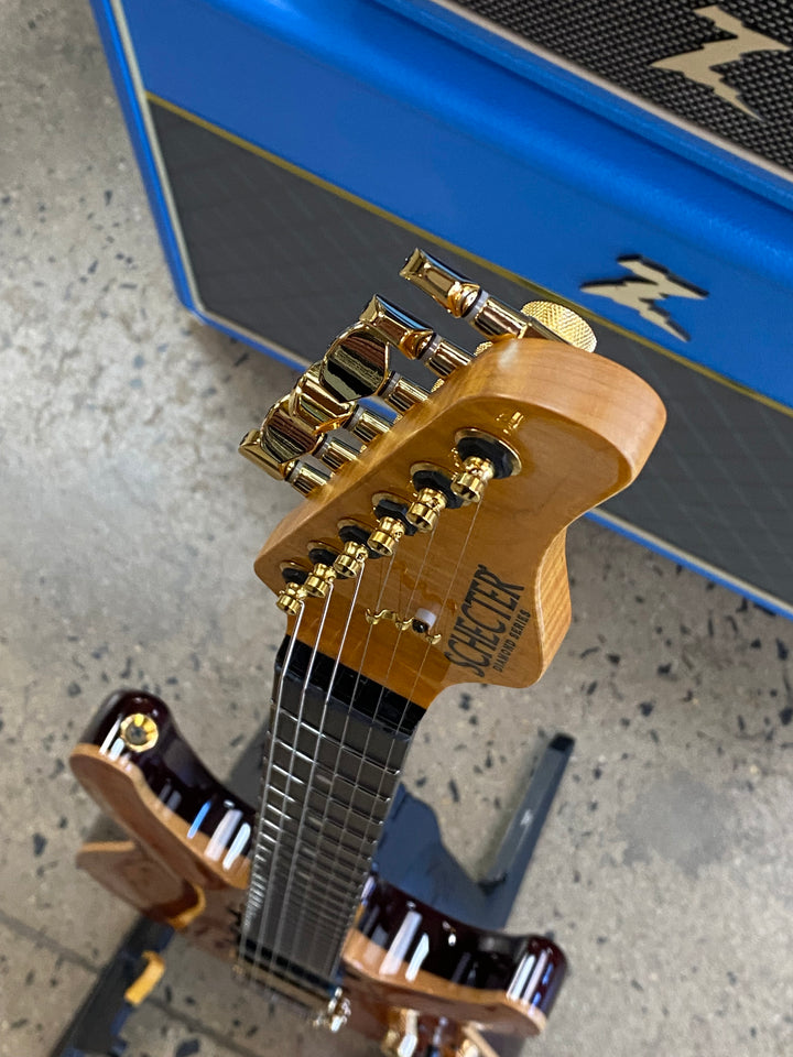 Schecter California Classic Made in Japan | Transparent Amber