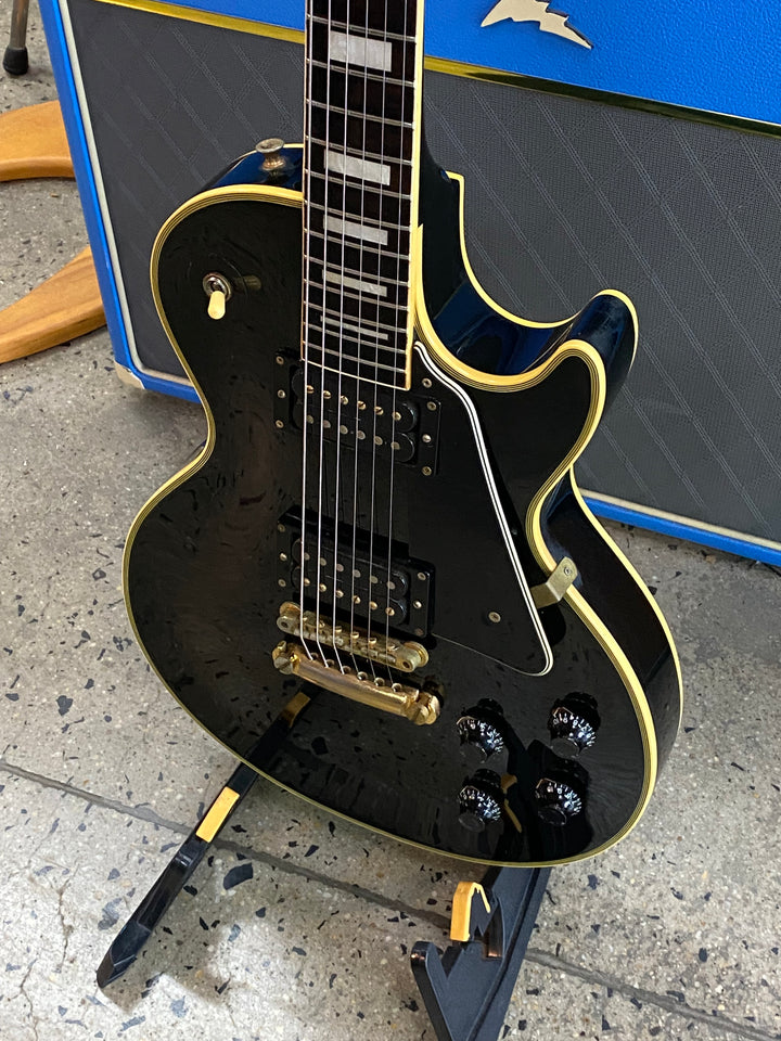Burny Mid 80s LP Custom w/bag | Black ***pre loved***