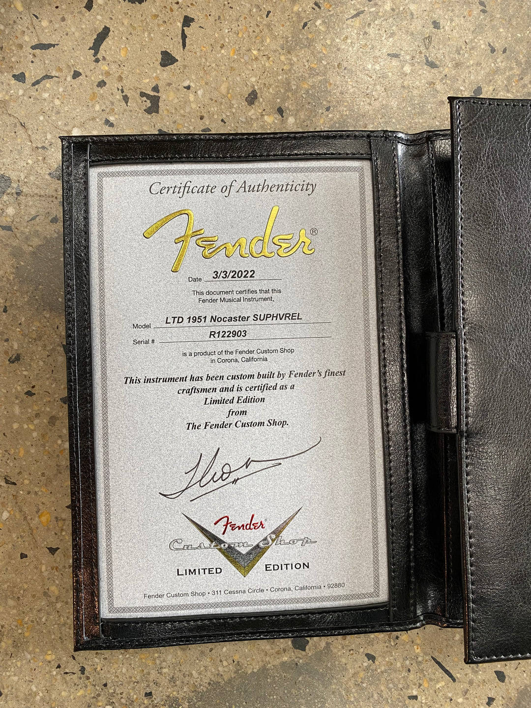 Fender CS 2022 '51 Nocaster Super Heavy Relic | Butterscotch Blonde ***pre loved***