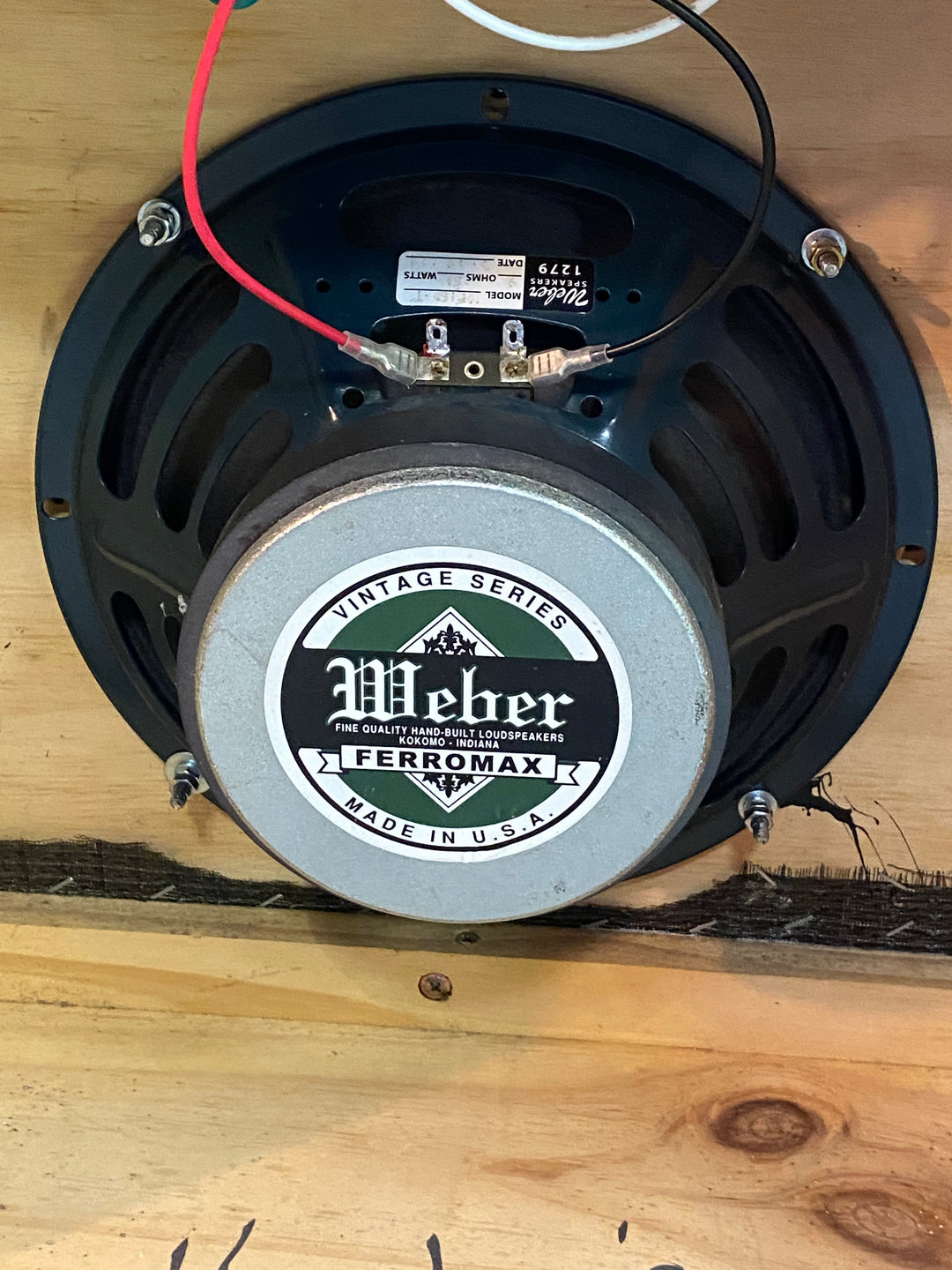 2x10 Cabinet Weber and Celestion Speakers ***pre loved***