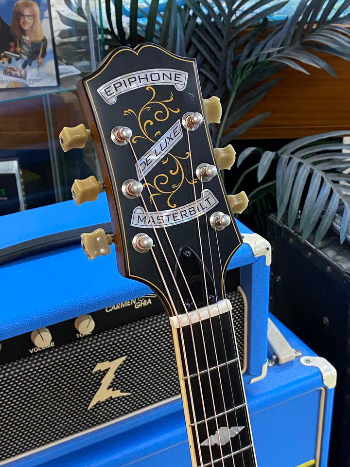 Epiphone 2016 Masterbilt De Lux w/case | Natural ***Pre Loved***