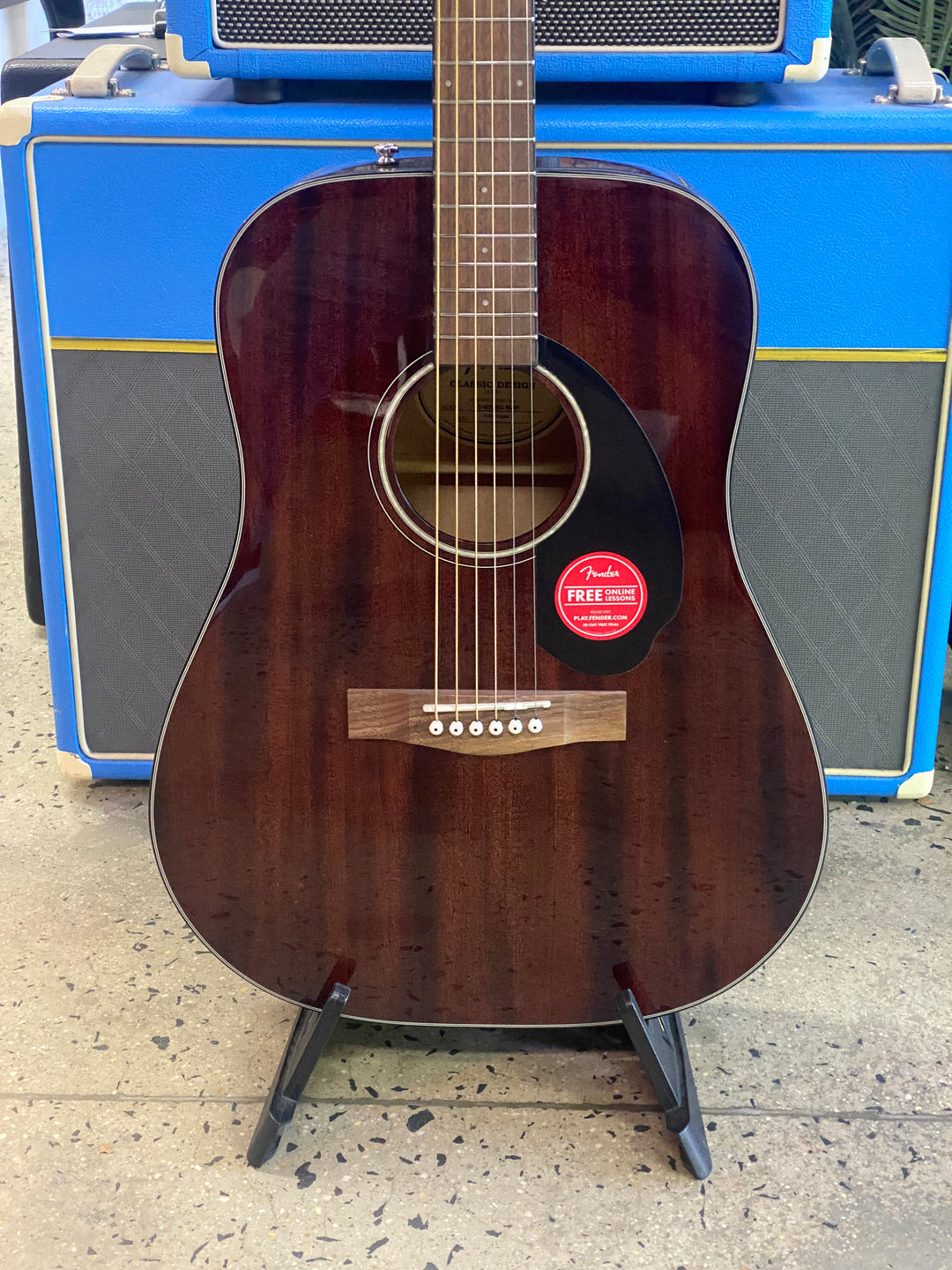 Fender CD-60S Acoustic Dreadnought All-Mahogany