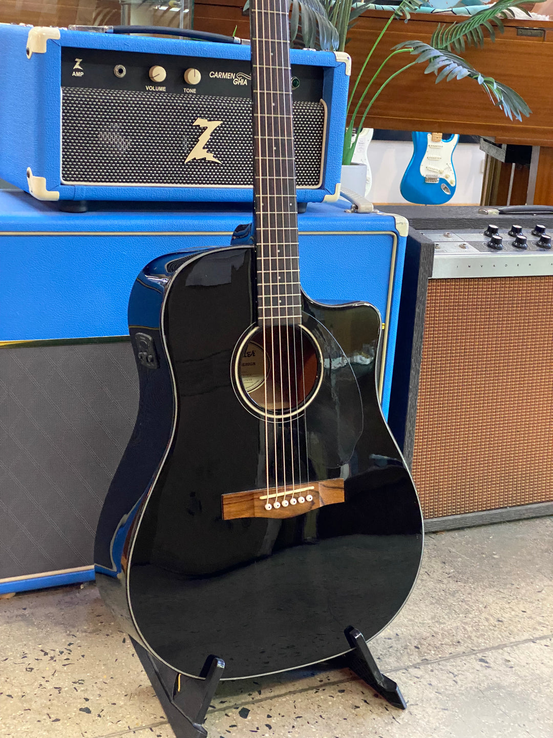 Fender CD-60SCE Acoustic Guitar | Black ***pre loved***