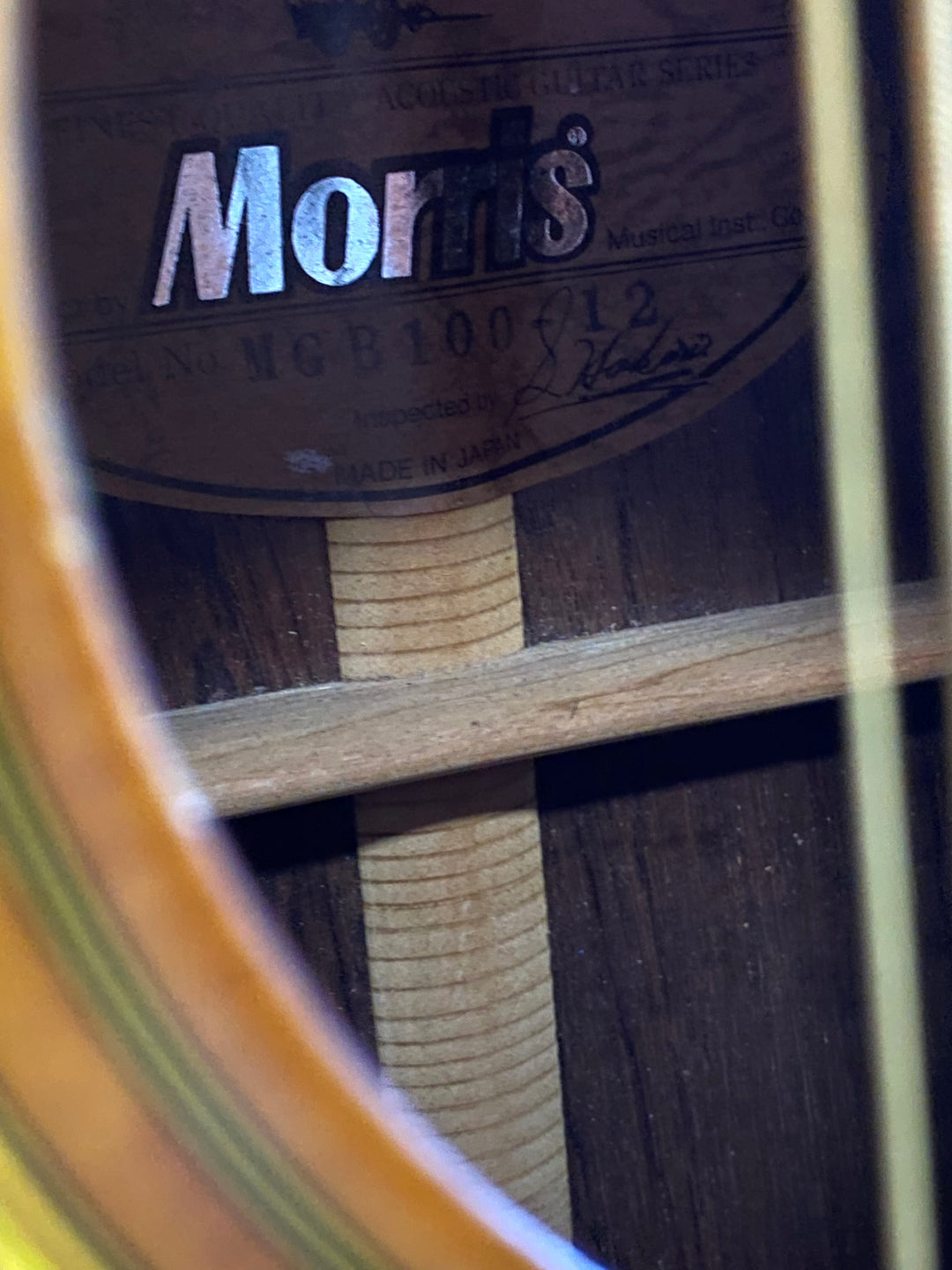 Morris MIJ MGB100-12 12 String Acoustic wcase | Sunburst ***pre loved***