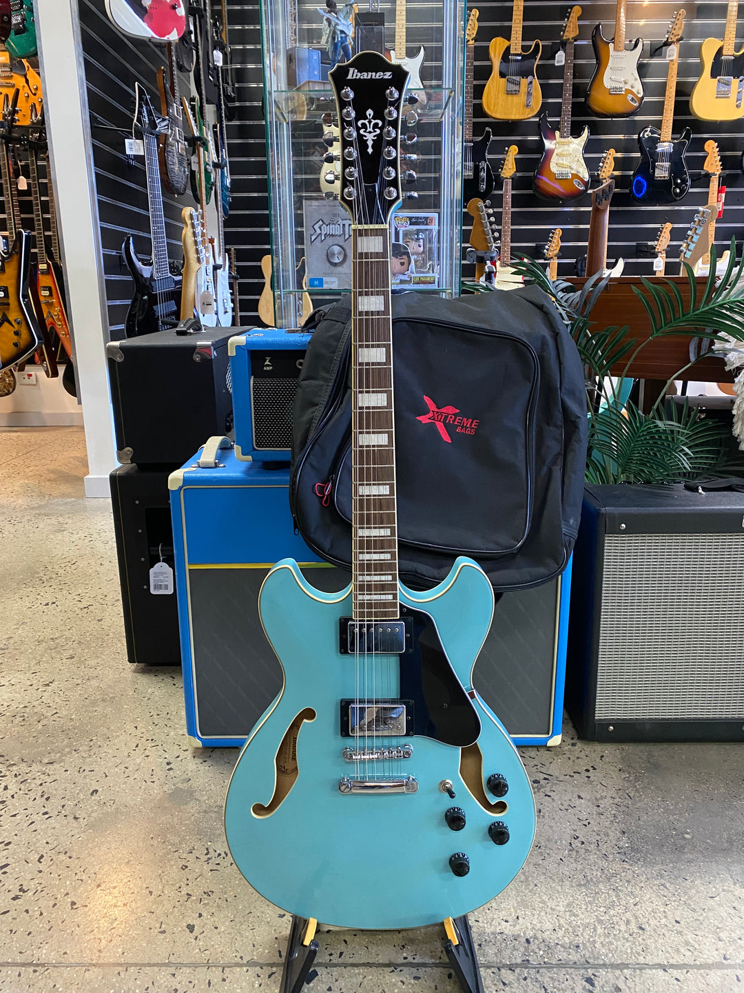 Ibanez AS7312-MTB SB-02 Artcore 12-String Semi Hollow Guitar Mint Blue W/bag ***Pre Loved***